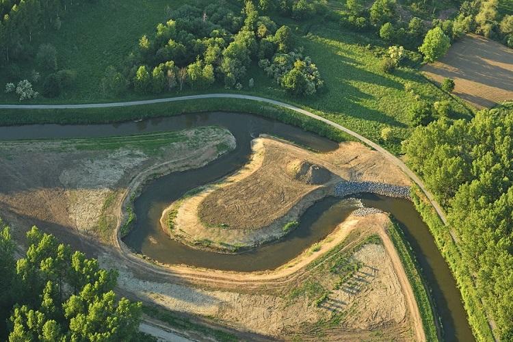 In 2019 werd een eerste oude meander opnieuw aangesloten op de Demer.