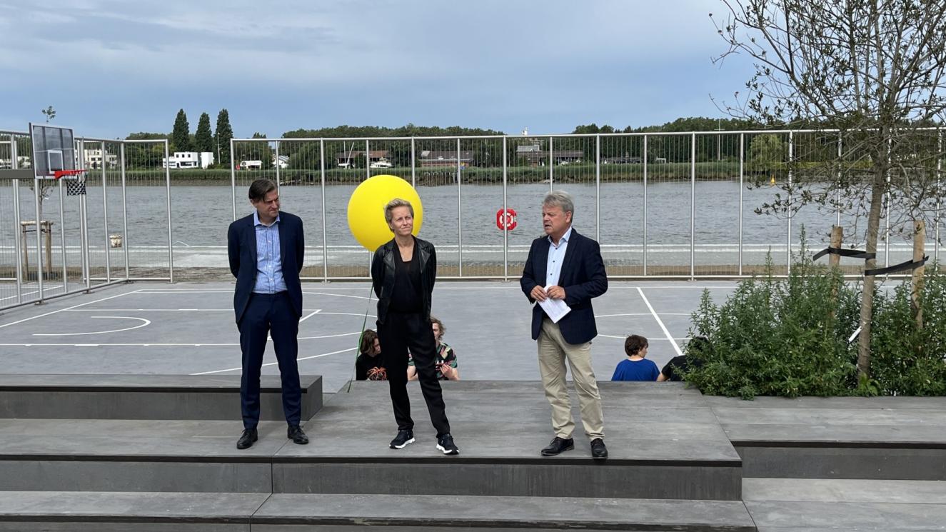 Persmoment Scheldekaaien 17 juli 2023