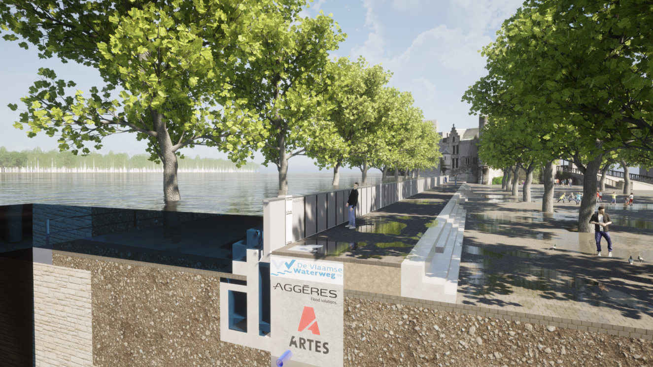 Mobiele waterkering